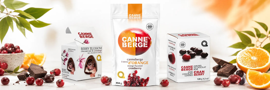 Chocolats et sucreries à la canneberge