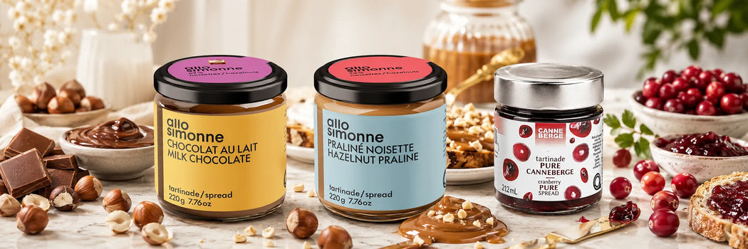 Tartinades gourmandes québécoises