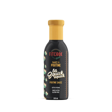 Sauce à poutine faible en calories la squick squick par FitCook Foodz.