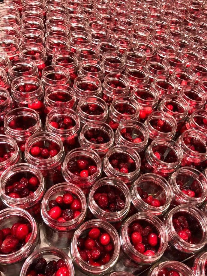 Nutra-Fruit Canneberges misent en pots