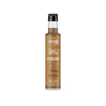 Sirop à café sans sucre au caramel salé, le colleux par FitCook Foodz.