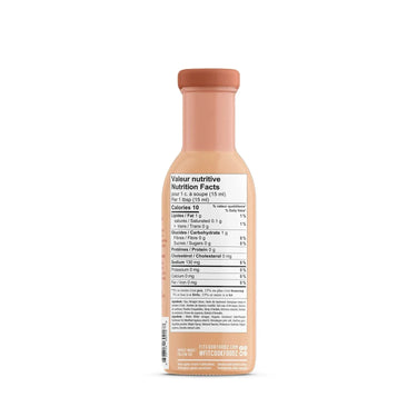 Tableau de valeur nutritive de la mayo épicée faible en calories par FitCook Foodz.