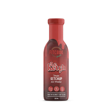 Bouteille de ketchup sans sucre, le Ketch par FitCook Foodz.