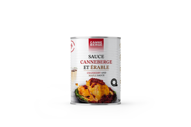 Sauce canneberge et érable par CANNE BERGE. Aliments du Québec par Nutra-Fruit