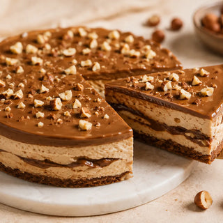 Gâteau mousse à la tartinade praliné noisette Allo Simonne