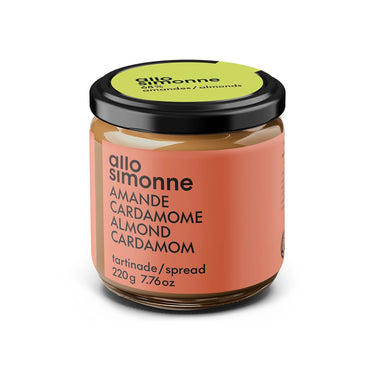 Tartinade Amandes, cardamone et éclat de cacao