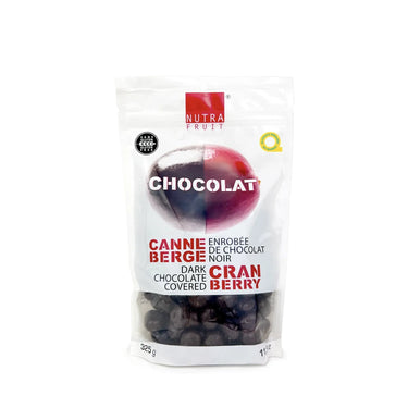 CANNEBERGE ENROBÉE DE CHOCOLAT NOIR, 200g-325g