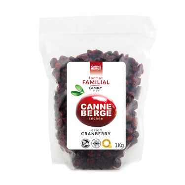 CANNEBERGE SÉCHÉE TRANCHÉE 1 KILO