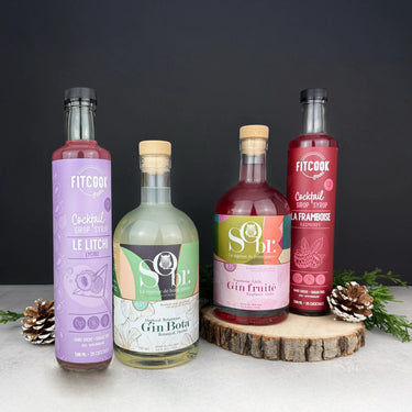 Duo Cocktail Sans Alcool - Framboise & Gin Fruité