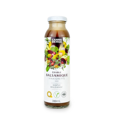 VINAIGRETTE CANNEBERGE ÉRABLE BALSAMIQUE