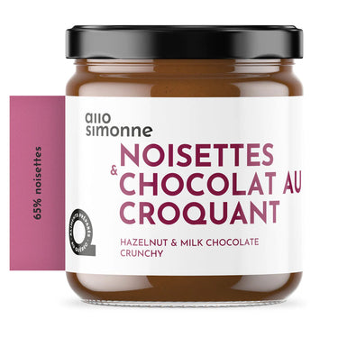 Tartinade Noisettes & Chocolat au Lait - Croquant