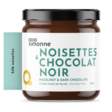 Tartinade Noisette et Chocolat noir