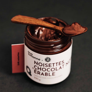 Tartinade Noisettes, Chocolat Noir & Érable