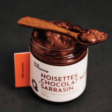 Tartinade Noisette, Chocolat noir et Sarrasin