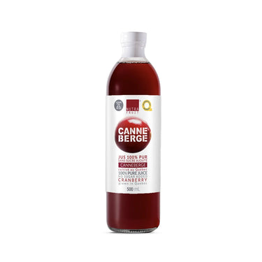 JUS 100% PUR CANNEBERGES SANS SUCRE 500 ml