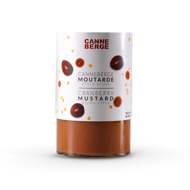 MOUTARDE STYLE DIJON CANNEBERGE